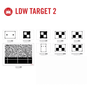 Expansion Set of Targets for LDW Calibration